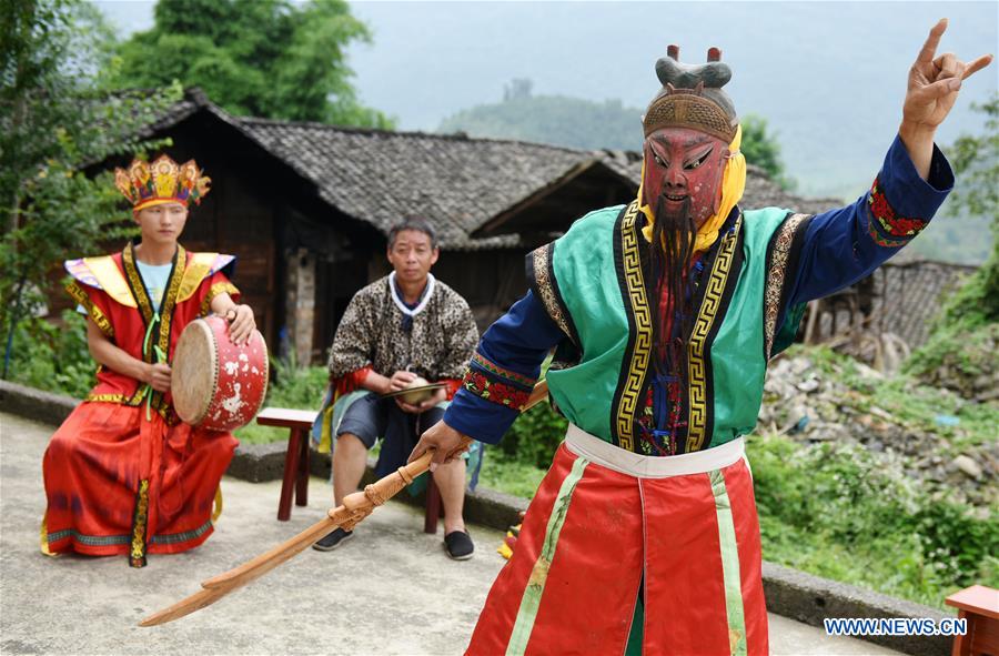 CHINA-GUIZHOU-DEJIANG-NUO MASK MAKING (CN)