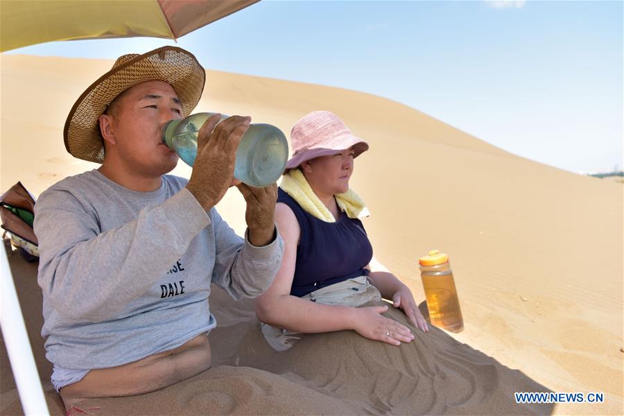 CHINA-XINJIANG-SHANSHAN-SAND THERAPY (CN)