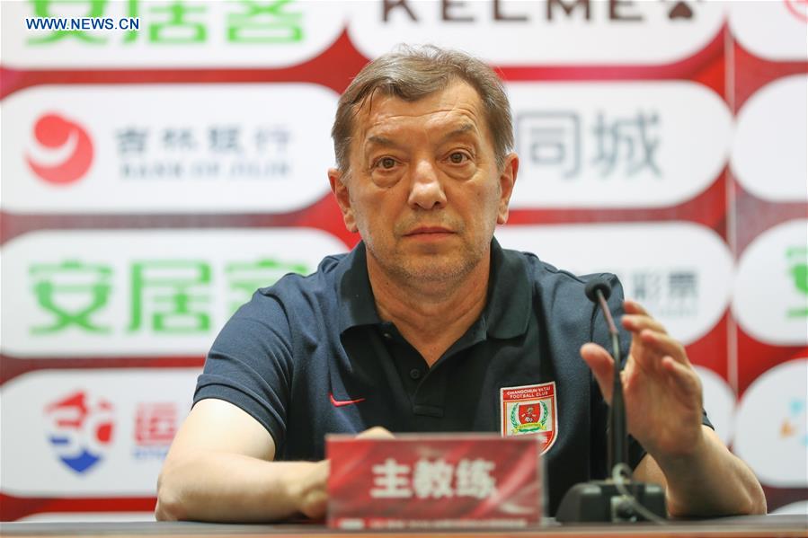 (SP)CHINA-JILIN-CHANGCHUN-YATAI FOOTBALL CLUB-COACH(CN)