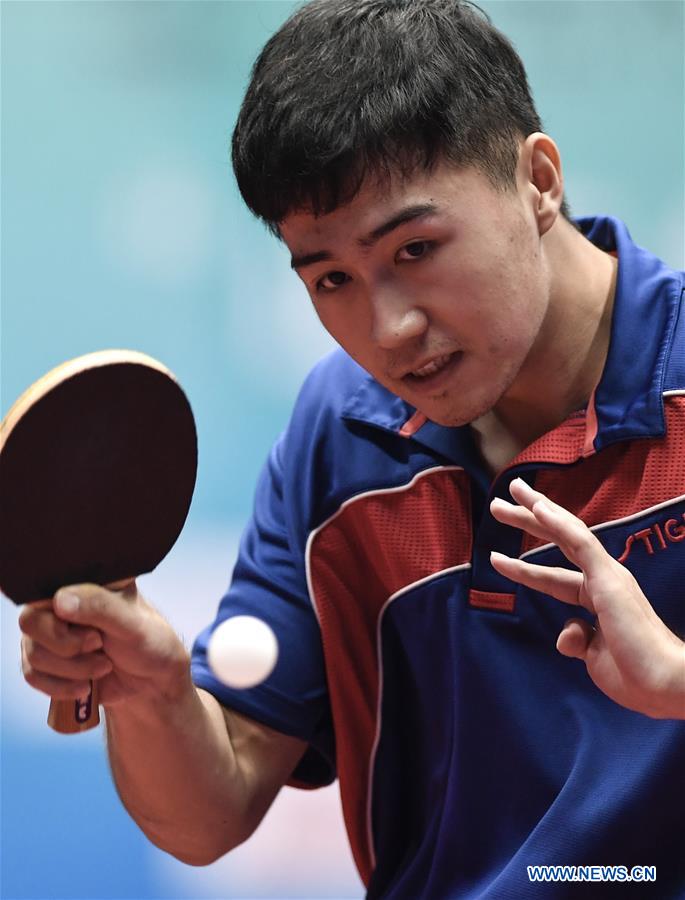 (SP)CHINA-TAIYUAN-2ND YOUTH GAMES-TABLE TENNIS-MEN'S TEAM QUALIFICATION(CN)