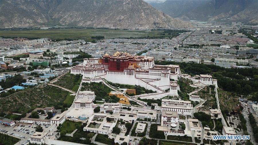 (InTibet)CHINA-TIBET-LHASA-AERIAL VIEW (CN)