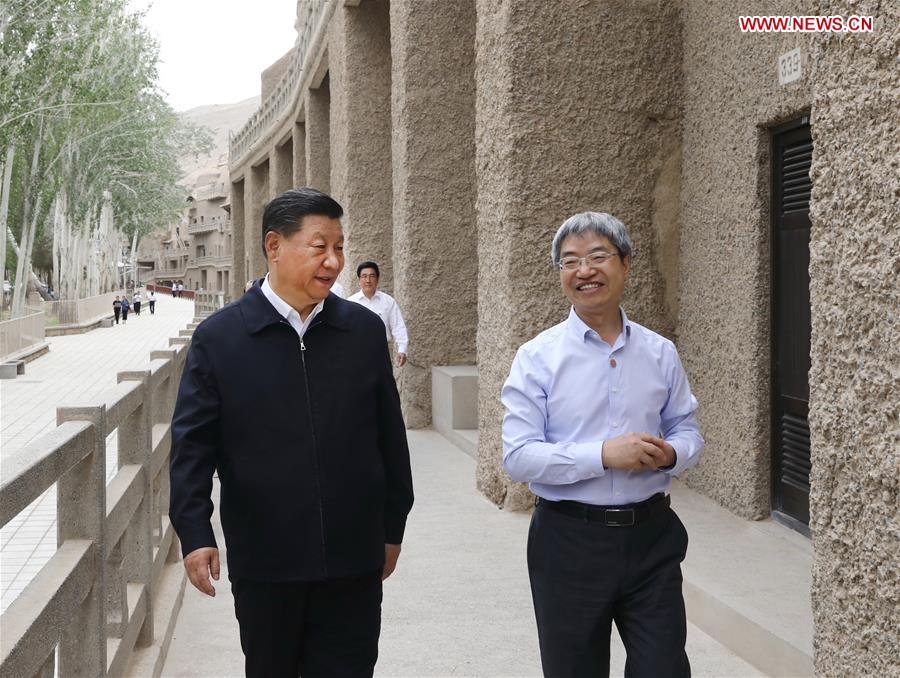 CHINA-GANSU-XI JINPING-INSPECTION (CN)