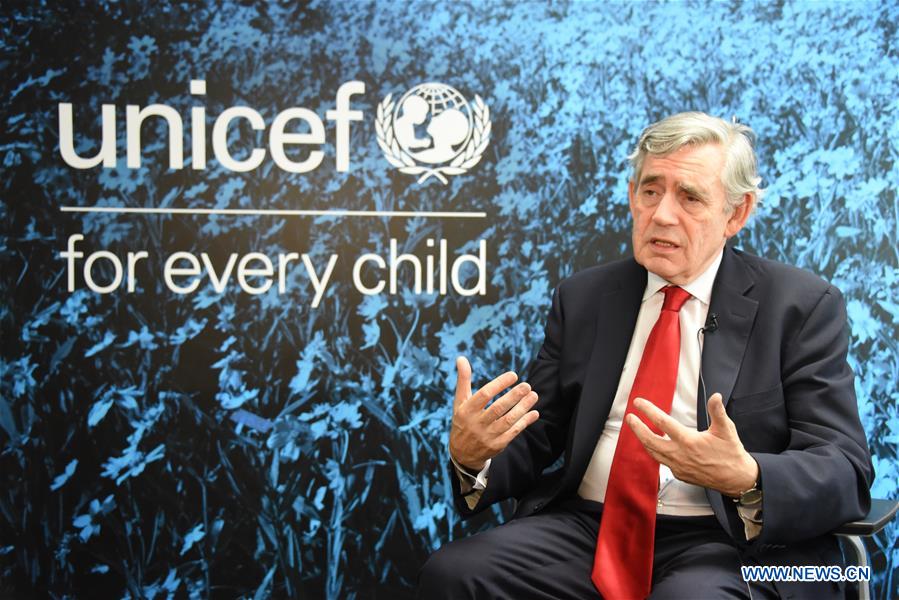 U.S.-NEW YORK-BRITAIN-GORDON BROWN-INTERVIEW