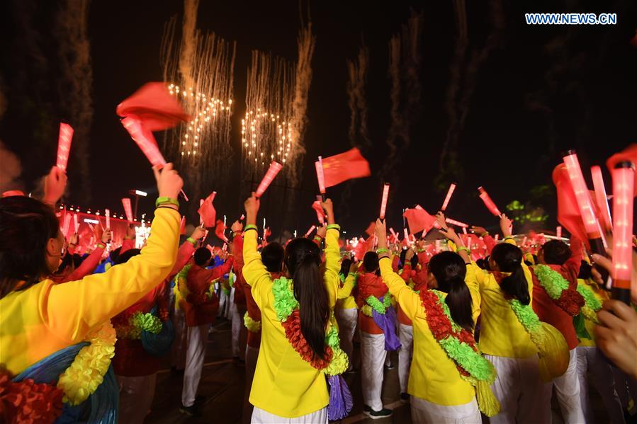  (PRC70Years) XINHUA PHOTOS OF THE DAY