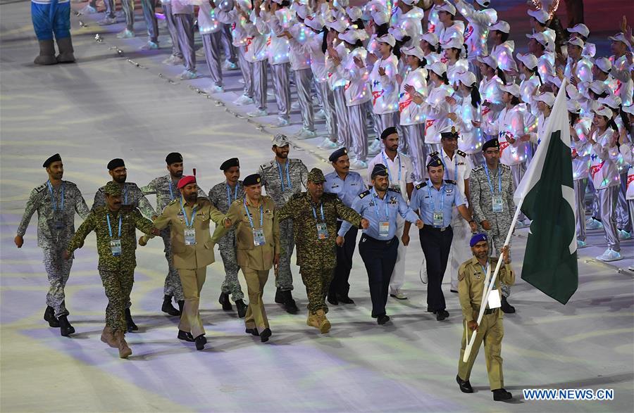 (SP)CHINA-WUHAN-7TH MILITARY WORLD GAMES-OPENING CEREMONY