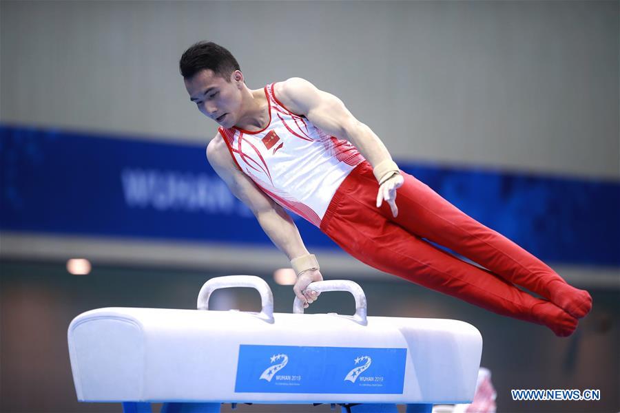 (SP)CHINA-WUHAN-7TH MILITARY WORLD GAMES-ARTISTIC GYMNASTICS