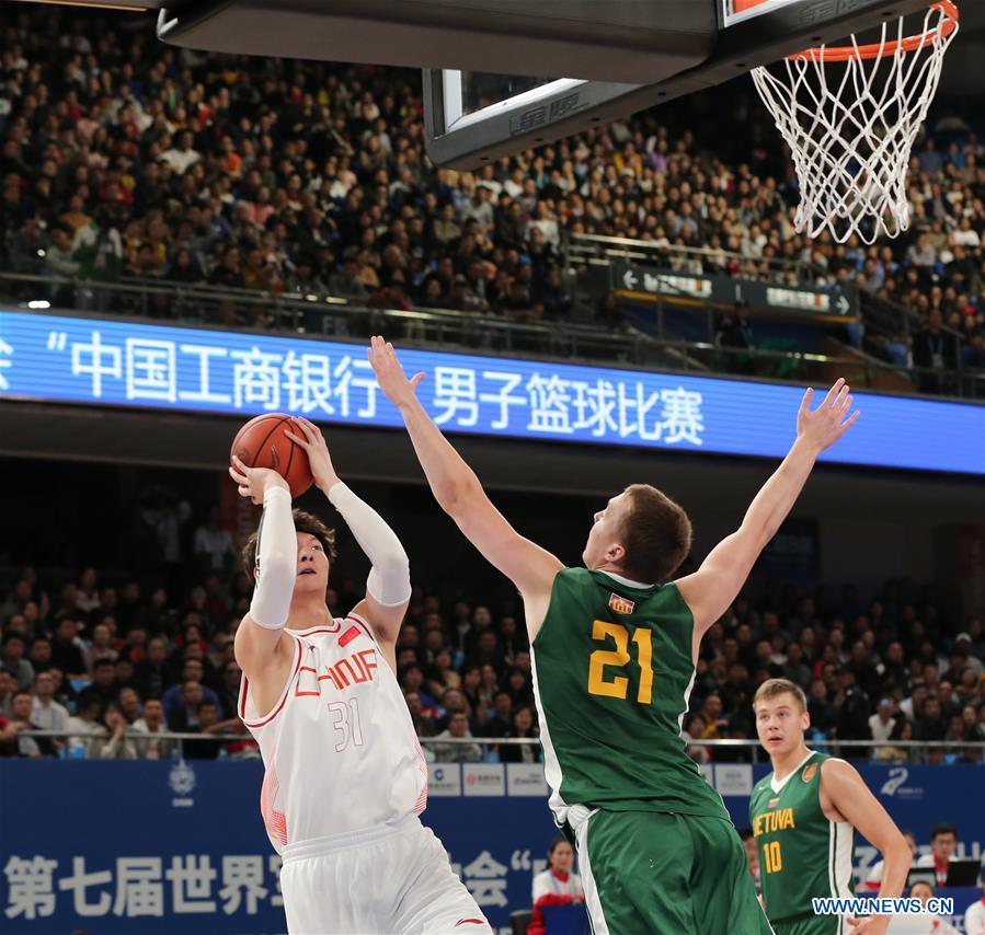 (SP)CHINA-WUHAN-7TH MILITARY WORLD GAMES-BASKETBALL