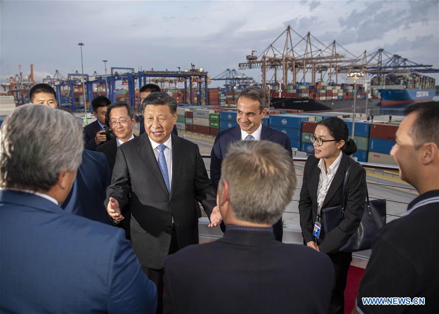 GREECE-CHINESE PRESIDENT-PIRAEUS PORT-VISIT