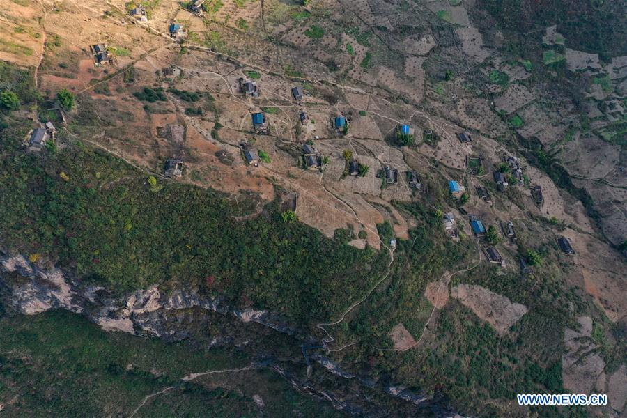 CHINA-SICHUAN-CLIFFSIDE VILLAGE-POVERTY ALLEVIATION (CN)