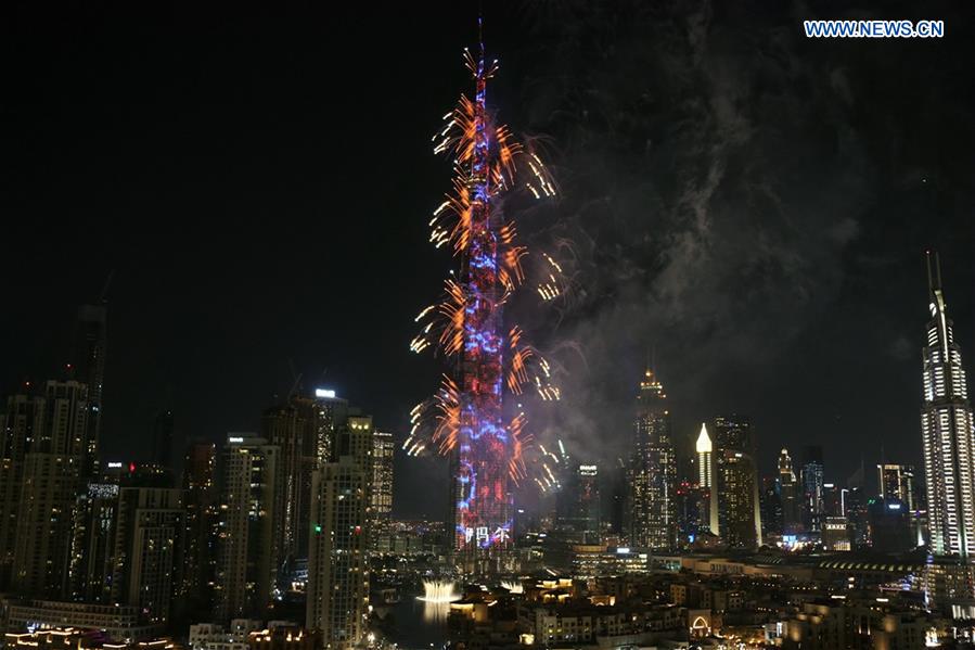 UAE-DUBAI-BURJ KHALIFA-NEW YEAR CELEBRATION