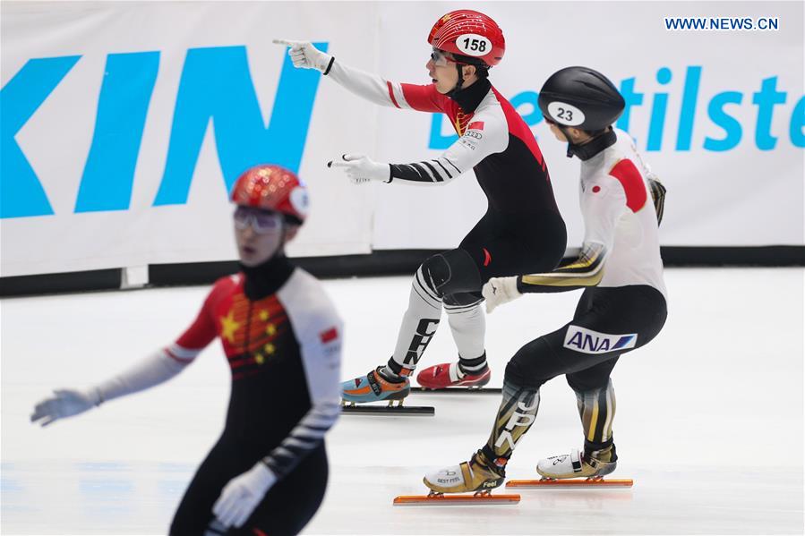 (SP)THE NETHERLANDS-DORDRECHT-ISU WORLD CUP-SHORT TRACK