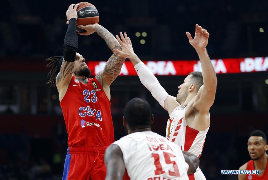 (SP)SERBIA-BELGRADE-BASKETBALL-EUROLEAGUE-CRVENA ZVEZDA VS CSKA