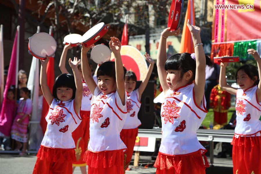 U.S.-SAN FRANCISCO-CHINA-FLAG RAISING