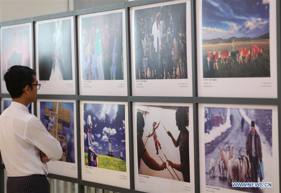 MYANMAR-YANGON-PHOTO EXHIBITION