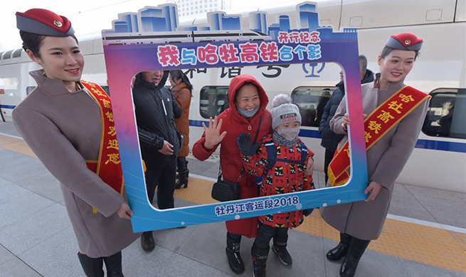 High-speed railway starts operation in China's coldest region