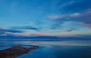 Winter scenery of China's largest inland lake