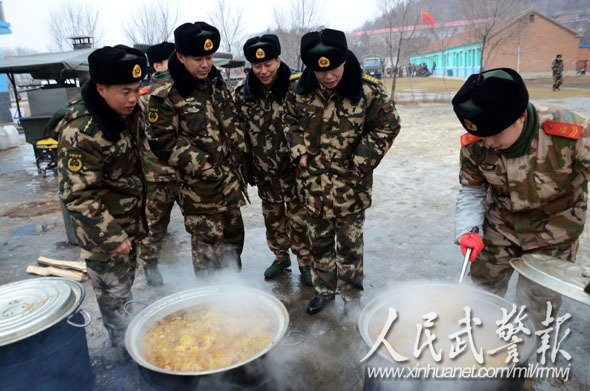 武警铁岭支队精心做好新兵野营拉练后勤保障