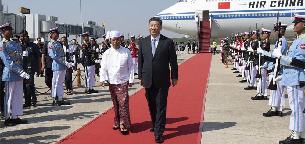 高清大图｜习主席新年首访 缅甸最高规格迎接！